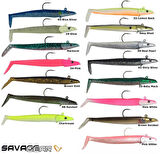 Savage gear Sandeel 12.5 cm 23 gr 2+1 Adet Sahte Balık Real Pearl