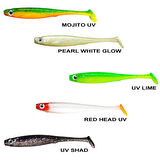Ryuji Mister Shad 10cm 7gr Silikon Yem SILVER WHITE UV-Standart