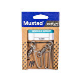 Mustad Demon Bilyalı Klipsli Fırdöndü DLSS004 Standart-NO:8 - 2Lİ