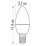 Cata CT-4083 8W 220V E14 Duylu Led Buji Ampul Beyaz Işık 5 Adet