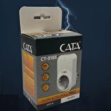 Cata CT-9186 Tekli Akım Korumalı Priz 3 Adet