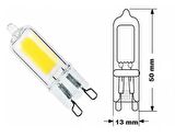 Cata CT-4221 5W 220 Volt G9 Duylu Led Geniş Açı Kapsül Ampul Beyaz