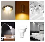 Cata CT-4240 5W 220V GU-10 Duylu Led Ampul Günışığı