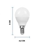 Cata CT-4233 6W 220V E14 Duylu Led Ampul Günışığı 5 Adet