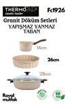 Thermoad 3'Lü Vizon Set (Sosluk&Sütlük-Tart Kalıbı-28 Cm Karnıyarık Tenceresi)
