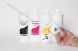 TECPRİNT Epson L310 500 ML  Cmyk Muadil Mürekkep Seti+Enjektör+Eldiven