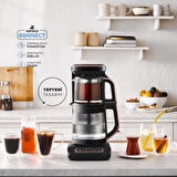 Karaca 2 Yıl Robotea Pro Connect 4 in 1 Konuşan Cam Çay Makinesi Rosegold Cam 0-250 L 220 - 240 V C / F 1-
