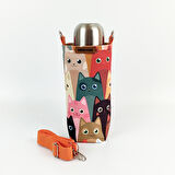 1 Litrelik Tasarım Matara Su Şişesi Taşıma Çantası BOTTLE BAG