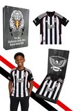 ORJİNAL LİSANSLI ADİDAS BEŞİKTAŞ FORMA 25-26 SEZON ÇUBUKLU ÇOCUK FORMASI UV BASKI KUTU HEDİYELİ