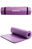Delta Konfor Zemin 10 mm Mor Taşıma Askılı Pilates Minderi Yoga Matı