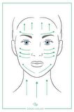 Bade Natural Yeşim Gua Sha %100 Doğal ve Gerçek Yüz Masaj Taşı