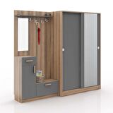 ABRE VM-36300 ANTRASİT VESTİYER PORTMANTO
