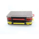 Captain 7224 Kırmızı Sahte Balık Kutusu 14 Gözlü 19x11x3.5cm