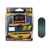 Captain Resistant PE 4 Kat İp Misina 150mt 0,12mm Yeşil