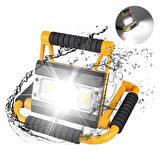 Watton Wt-328 1300 Lümen Güçlü Şarjlı Projektör