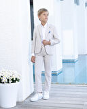 Erkek Çocuk Takım Elbise 3'lü Spor Takım Ceket-Pantolon-Gömlek 3-14 Yaş 