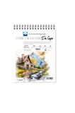 Suluboya Defteri 300 gr. A5 12 Yp Aquarell-Cepli Siyah Kalemlik 24 bölmeli + Kalem Kutusu Set