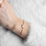 14 Ayar Altın Kelebek Bileklik