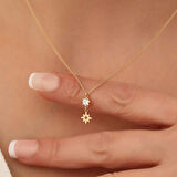 14 Ayar Altın Orion Yıldız Kolye