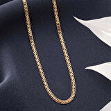 14 Ayar Altın Orta Kalın Viyana Zincir Kolye