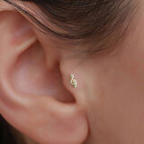 14 Ayar Altın Nota Tragus