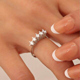 14 Ayar Altın Büyük Boy Beştaş Yüzük