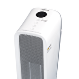 Akıllı Elektrikli Fanlı Turbo Isıtıcı, 2000w Dikey Kule Tipi Soba, Ptc 3 Kademeli Uygulama Wi-fi Uzaktan Kontrol X7440