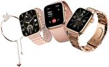 Wodimark Kadın Akıllı Saat Smart Watch Haino Teko G9 Mini Flamingo Kolye Hediyeli Ios ve Android Uyumlu 41mm