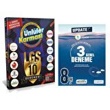 Ünlüler Karması LGS 1. Dönem 10 lu Deneme ve Okyanus 1. Dönem 3 Deneme Seti 2 Kitap