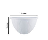 Omnipazar SO-DD03 Dekoratif Damla Duvar Saksı 3.4 Litre No 3