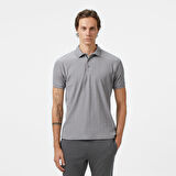Nautica Erkek Gri Regular Fit Polo Yaka T-Shirt