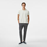 Nautica Erkek Krem Classic Fit Polo Yaka T-Shirt