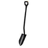 Fiskars 1066707 Ergonomik Pro Sivri Uçlu Ağır İş Küreği XL