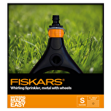 Fiskars 1023657 Döner Fıskiye - Tekerlekli - Metal