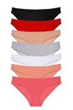 7 adet Süper Eko Set Likralı Kadın Slip Külot Set 2