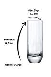 Nude 64132 Bigtop Kristal Su | Meşrubat | Kokteyl Bardağı - 300cc - 4 Adet