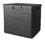 Bahçe Kiler Depolama Sandığı Balkon Saklama Dolabı Kapaklı Plastik Sandık 50X45X50CM 120 Litre