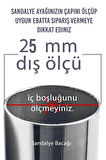 8 Adet Beyaz 25 Mm Pvc Sandalye Profil Ayak Pabucu Sessiz Yumuşak Sandalye Zemin Koruyucu