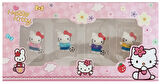 Futbolcu Hello Kitty 4 Lü Silikon Figür Seti