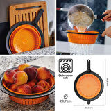 Fiskars Silikon Süzgeç Buhar Sepeti