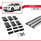 Subaru XV 2013-2017 Arası ile Uyumlu FLY Model Ara Atkı Tavan Barı Gri 3 Adet