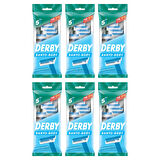 Derby Banyo 5 li Poşet Tıraş Bıçağı x 6 Adet