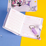 Kawaii Sanrioo Kuromi Karakterler Mini Defter Kalem Set