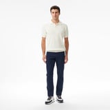 Nautica Erkek Krem Regular Fit Kısa Kollu Triko