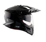 Axor X-Cross Dual Vizör Siyah Kross Kask