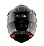 Axor X-Cross Dual Vizör Siyah Kross Kask