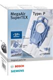 bosch -siemens Type P Tipi Ergomax Süpürge Toz Torbası