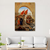 Fatih Sultan Mehmet Istanbul'a Girişi Tablosu - Fausto Zonaro -6439