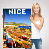 Nice Sahil Yolu Duvar Tablosu-6440