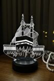 3 Boyutlu Kabe Figürlü Dekoratif Hediye Led Masa Lambası